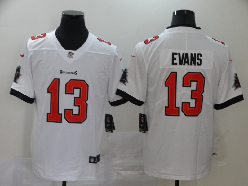 Men Tampa Bay Buccaneers #13 Evans white New Nike Limited Vapor Untouchable NFL Jerseys->chicago white sox->MLB Jersey
